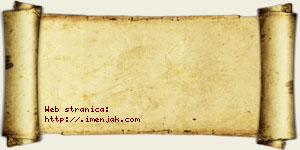 Jasika Pribaković vizit kartica